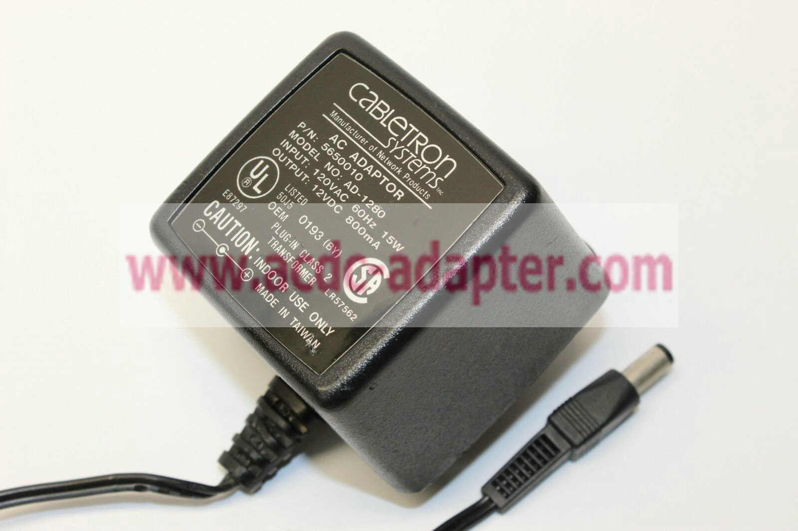 NEW Cabletron AD-1280 AC Adaptor 12VDC 800mA 5650010 Transformer Power Supply Adap NEW Cabletron AD-1280 AC Adaptor 12VDC 800mA 5650010 Transformer Power Supply Adap